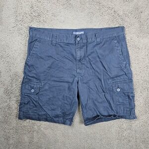 U.S. Polo Assn. Men's Cargo Shorts Size‎ 42 Blue Cotton Casual Outdoor